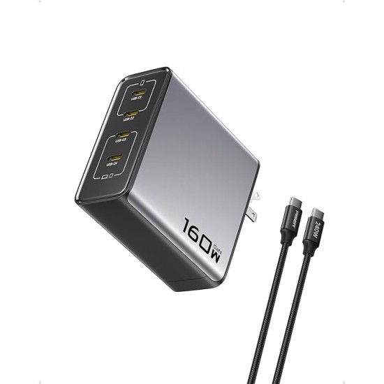 Pisen 160W 4-Port Fast Charger